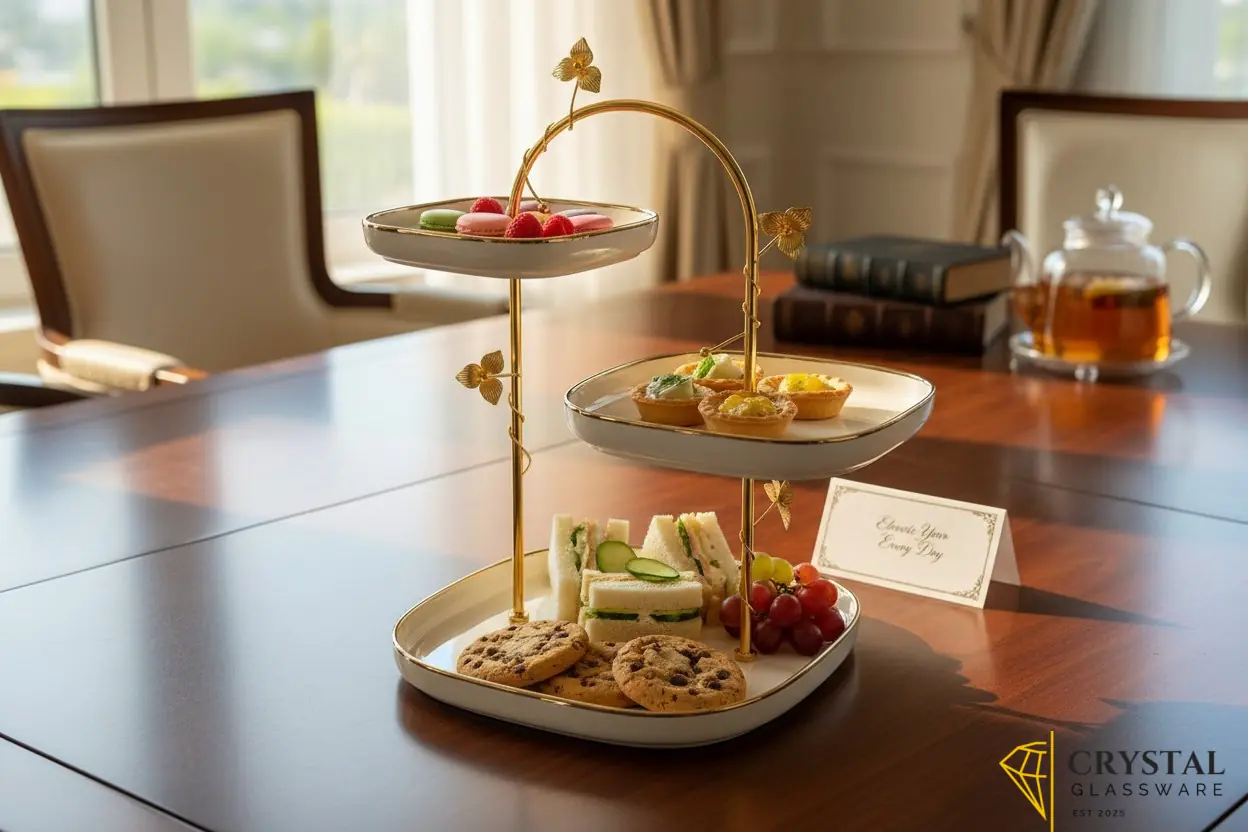  3 Tier Cake Stand Ceramic Dessert Stand